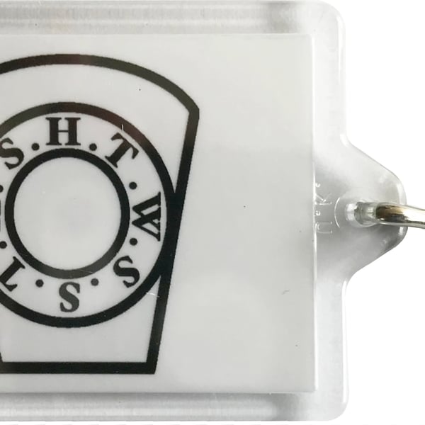 Keystone - Masonic - Keyring with 50x35mm Insert 