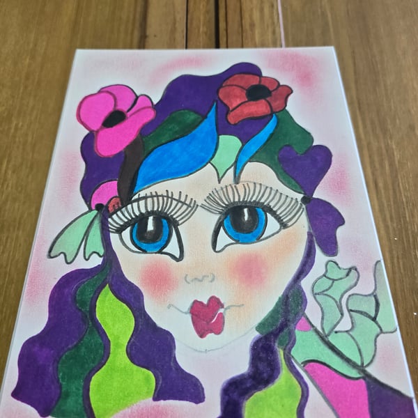 Fairy Canvas Drawing 