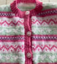 Fair Isle cardigan for a baby - Image 4