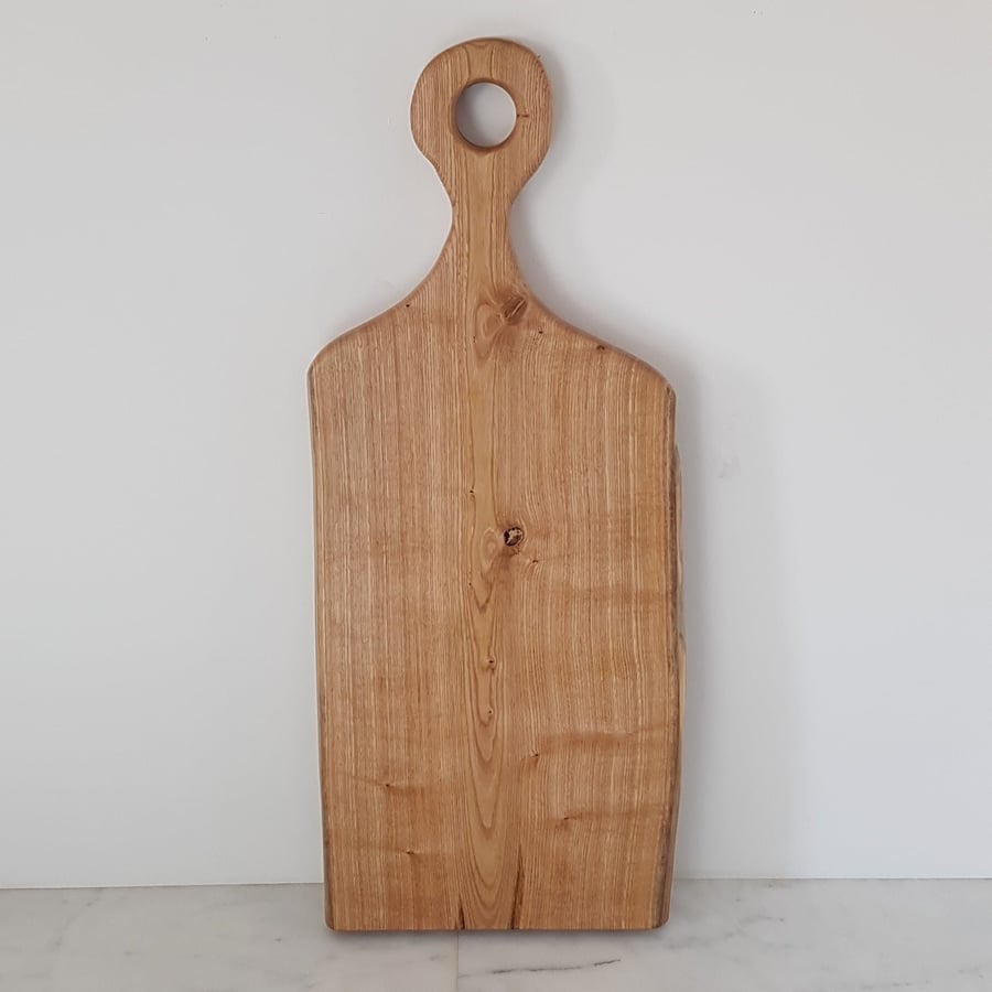  No164 Live Edge Solid English Ash Large Chopping Board