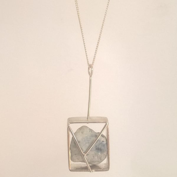 Stone in a Box Necklace