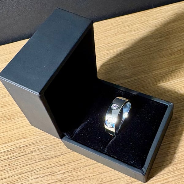 "Phantasmagoria" - Sterling Silver Ring - 7g - Made To Any Size - 6.5mm x 2mm