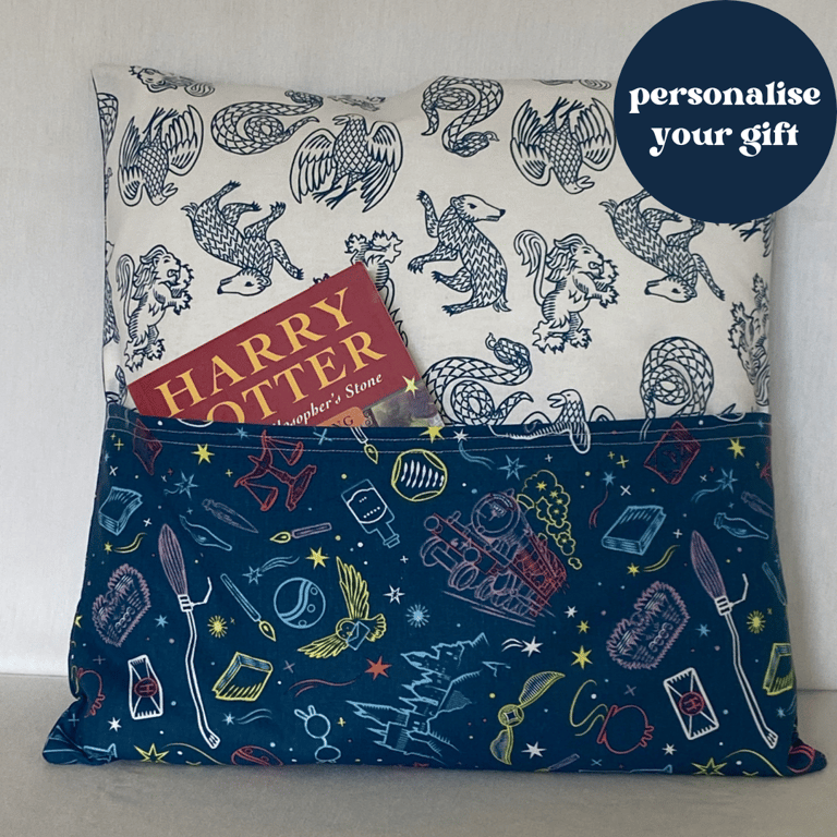 Reading Cushion featuring Magical Wizard Fabric