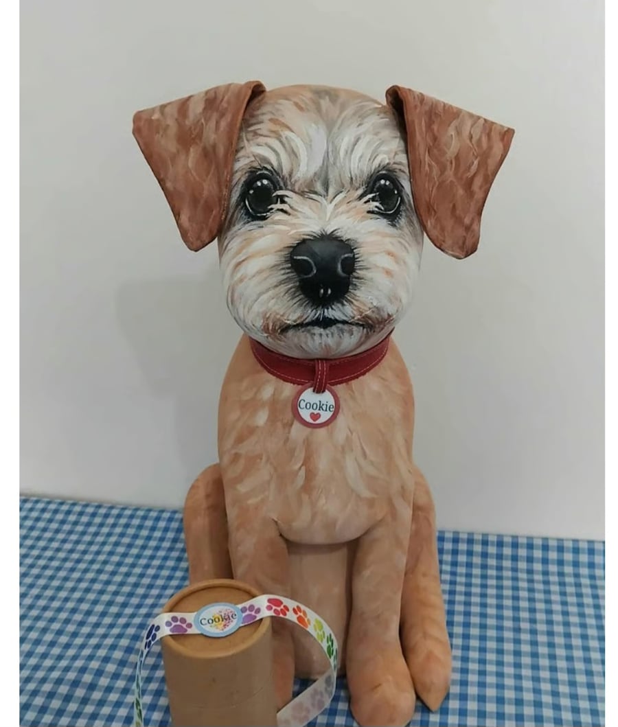 Fully personalised Pet Memorials with canister 