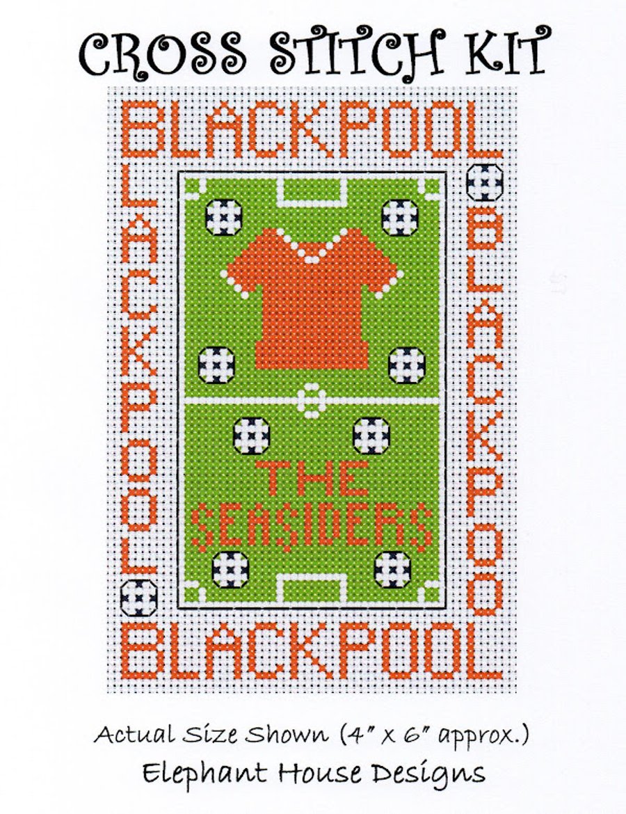 Blackpool Cross Stitch Kit Size 4" x 6"  Full Kit