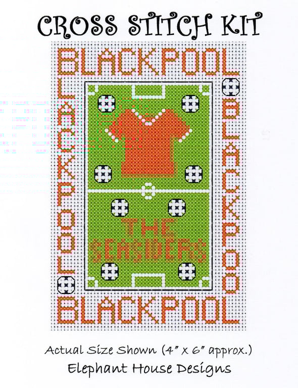 Blackpool Cross Stitch Kit Size 4" x 6"  Full Kit