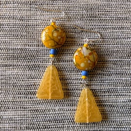 Yellow Summer Earrings