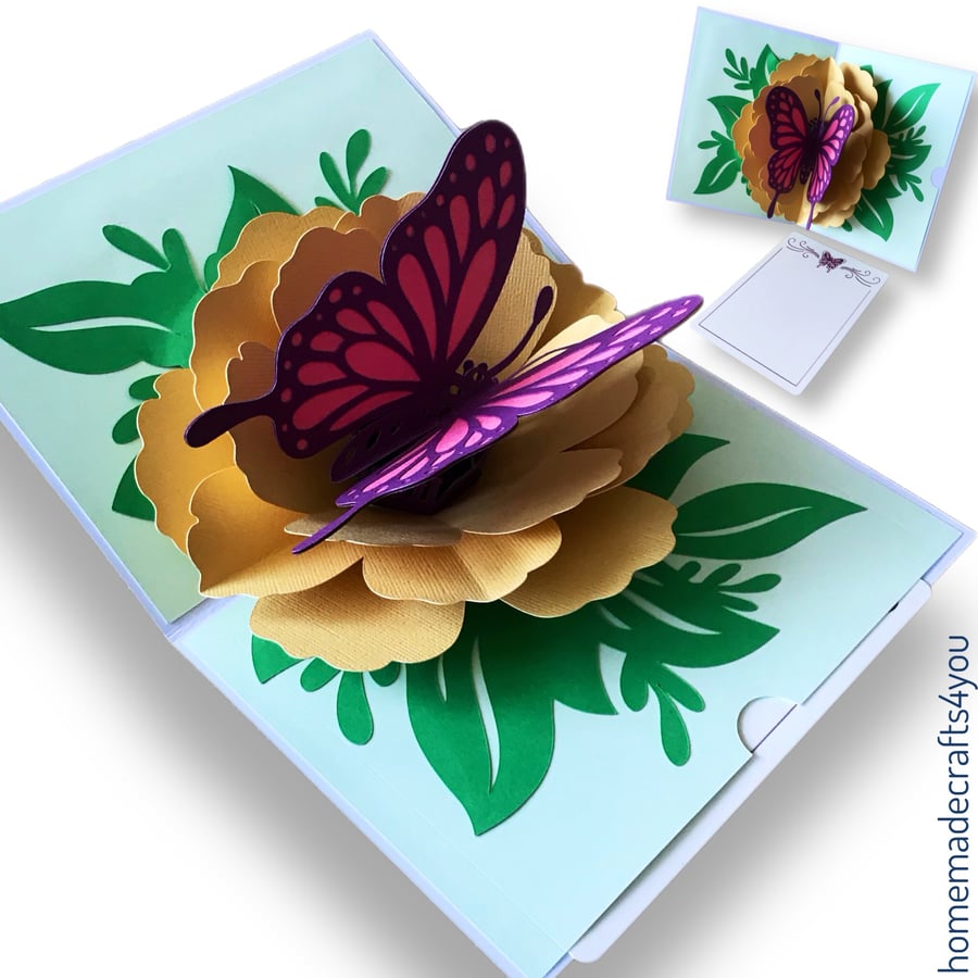 Pop up Butterfly Card