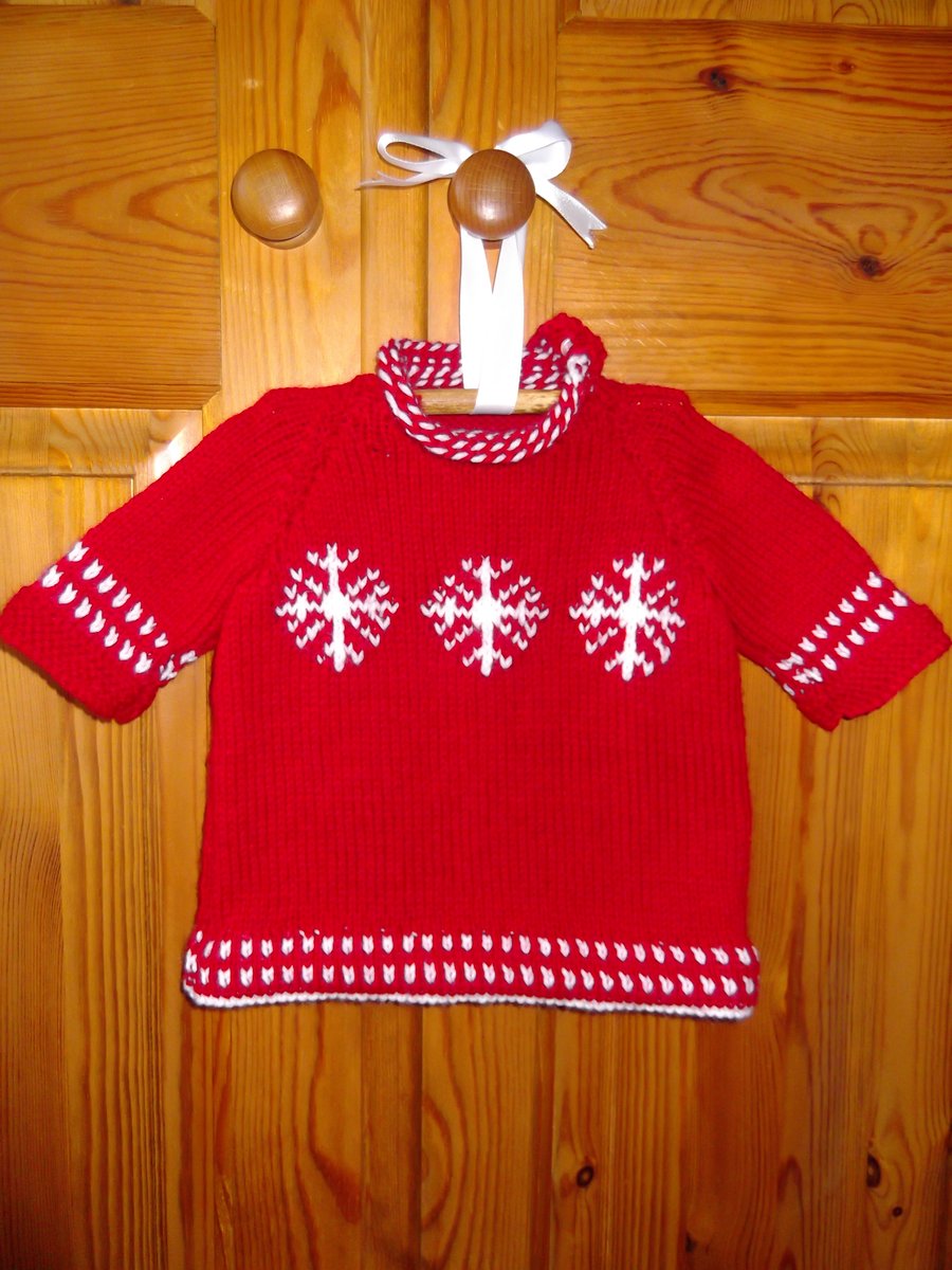 Handknitted Baby Dress-SALE ITEM 25%OFF