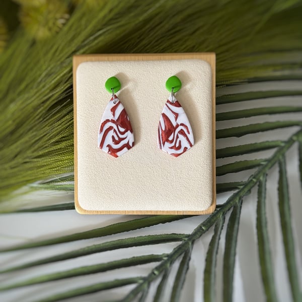 Okapi Echo Earrings - Kite and Pea Dangles