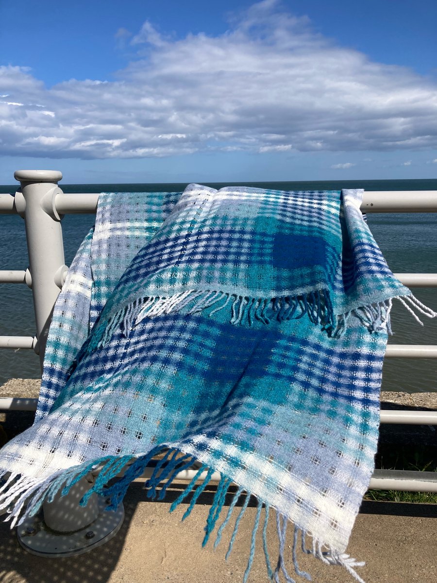North Sea Handwoven Lambswool Blanket