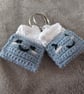Crochet Teabag Keyring- Mint Tea - Image 3