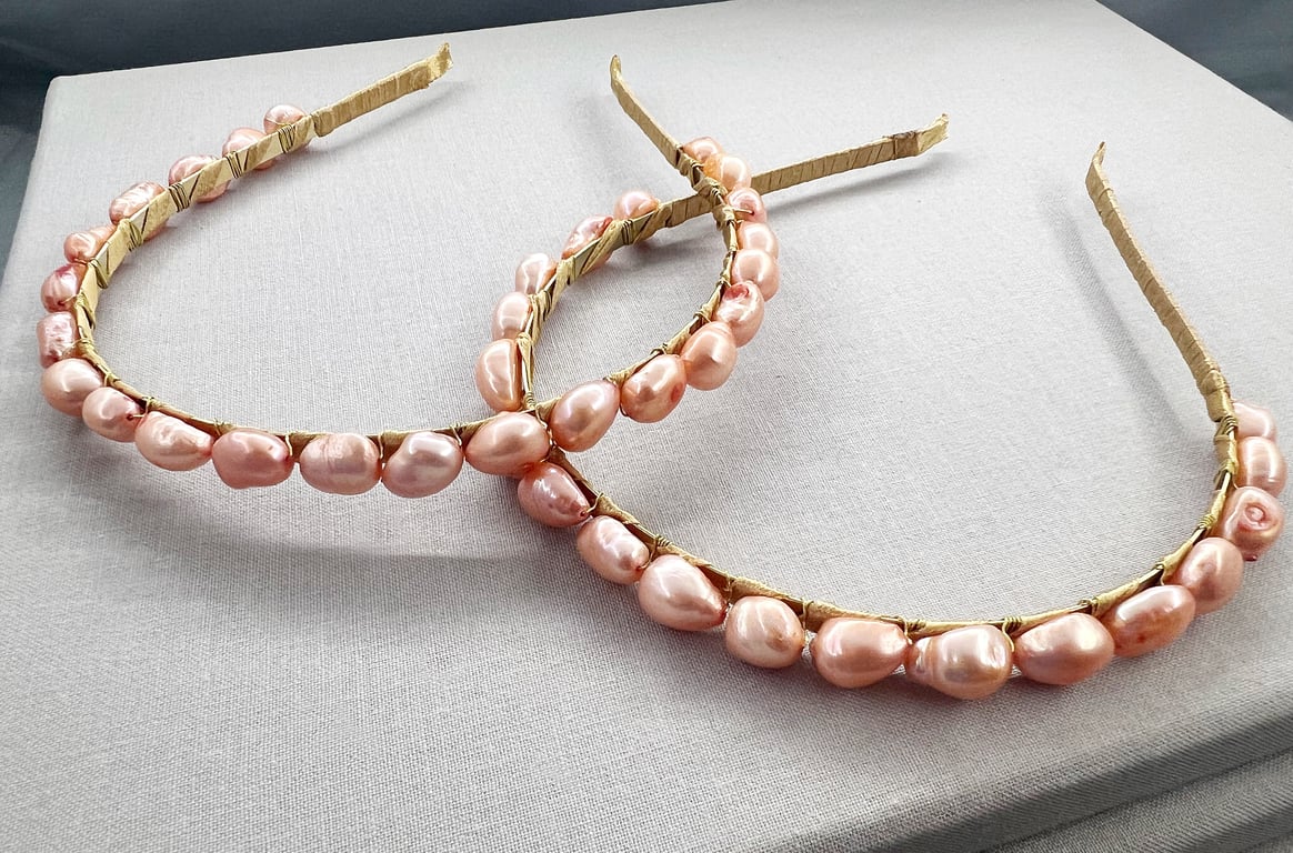 Real Pearl Headband Alice Band