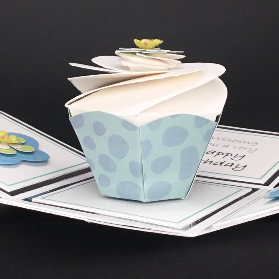 3D Yummy Cupcake Birthday Card