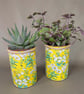 Ditsy Daisy Handmade Recycled Eco-Friendly Indoor Kitchen Herb Gift Set - Image 4