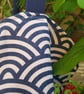 Nautical tote; with side pockets and coordinating fabrics - Image 4