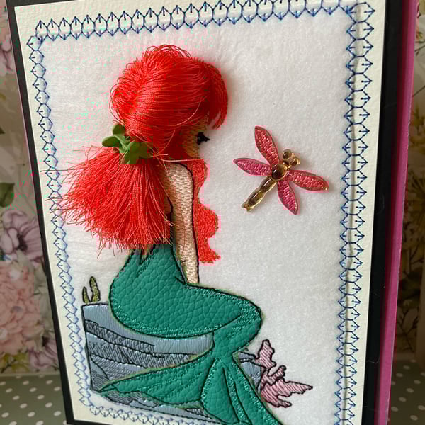 3D Homemade Card Mermaid 