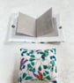 Sewing needle case book and pin cushion set - Image 2