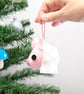 Pig in a blanket hanging decoration - Image 6
