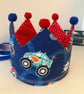 Child’s Fabric Crown & Birthday Badge Set  - Image 3