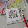 little paper flowers - twinchie
