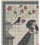 313 - Raven & Roses Cross Stitch Pattern Gothic Victorian Alphabet Sampler (PDF) - Image 7