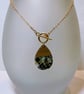 Walnut & Resin Pendant Necklace. - Image 1
