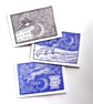Hare and Moon Card - READY TO SHIP - Image 6