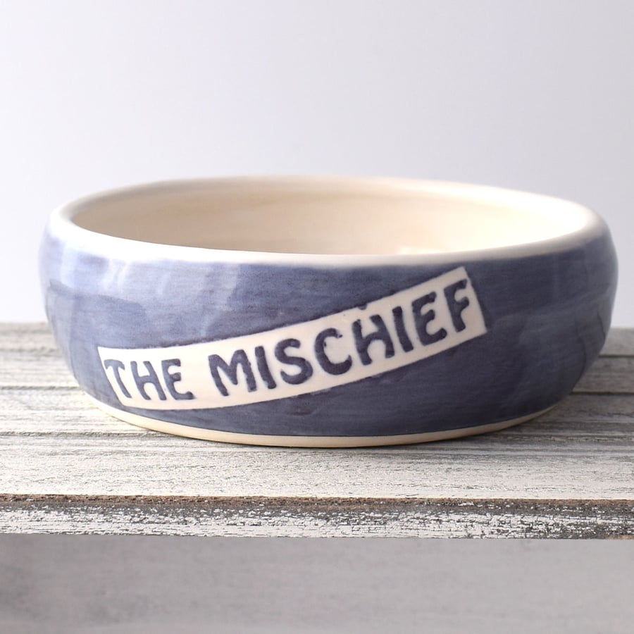 A169 Pet rat bowl THE MISCHIEF (UK postage free)