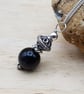 Minimalist Rainbow Obsidian pendant necklace - Image 2