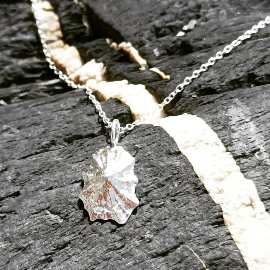 Silver Limpet Shell Pendant