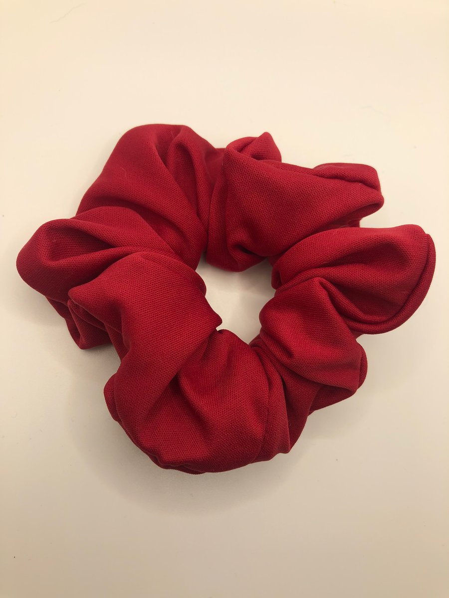 Red Handmade Scrunchie