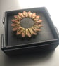  Wrapped cog eco brooch  - Image 1
