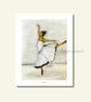 Ballerina Limited Edition Art Print – Ballet Illustration 11x14”