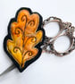 Embroidered oak leaf brooch pin of badge.  - Image 1