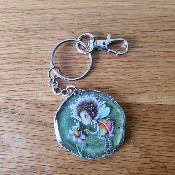 Cute Whimsical Pendant or Keychain, Handbag Charm