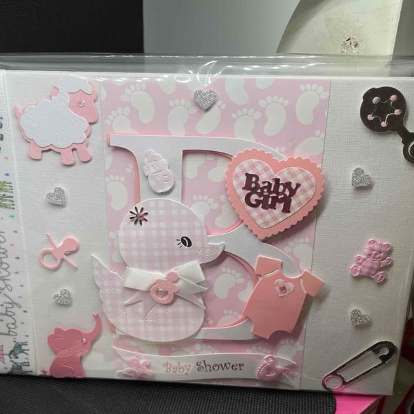 Baby Girl baby shower Guest Book