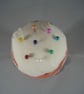 Ceramic Handmade Orange Novelty Crafts Textiles Sewing Needlework Pin Cushion.   - Image 5
