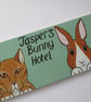Pet Portrait Shed Hutch Sign Large Side Holes 1 or 2 Animals Cat Dog Rabbit etc. - Image 3