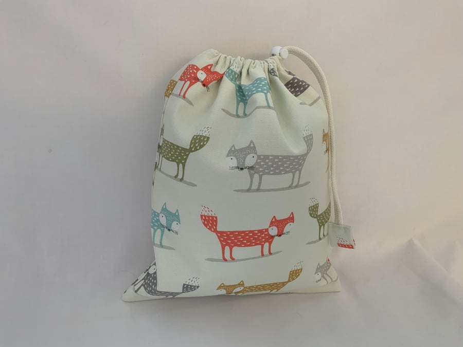 Drawstring Wash Bag, Toiletry Bag, Waterproof lining, Kids Wash bag
