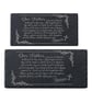 Lord's Prayer Slate Platter Engraved Slate Chopping Board Christian Kitchen Deco - Image 3