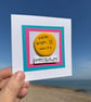 Shine Bright Weirdo Humorous Pocket Pebble Card