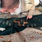 Handcrafted Forest Animals Baby Quilt