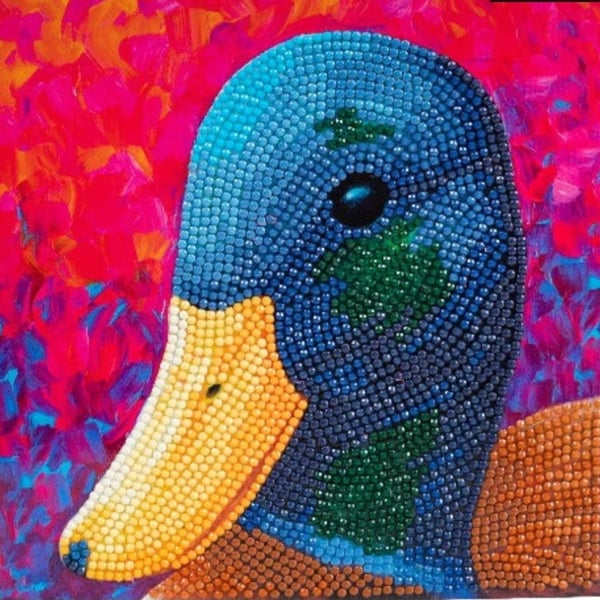 Delightful duck card craft buddy crystal art kit 