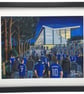 Halifax Framed & Unframed Art Print Town Football Club FC The Shay Stadium Gift - Image 1