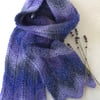 Hand knit scarf