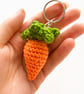 Crochet Carrot Keyring