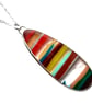 Surfite Necklace Fine & Sterling Silver Oval Pendant Jewellery Gift Handmade - Image 3