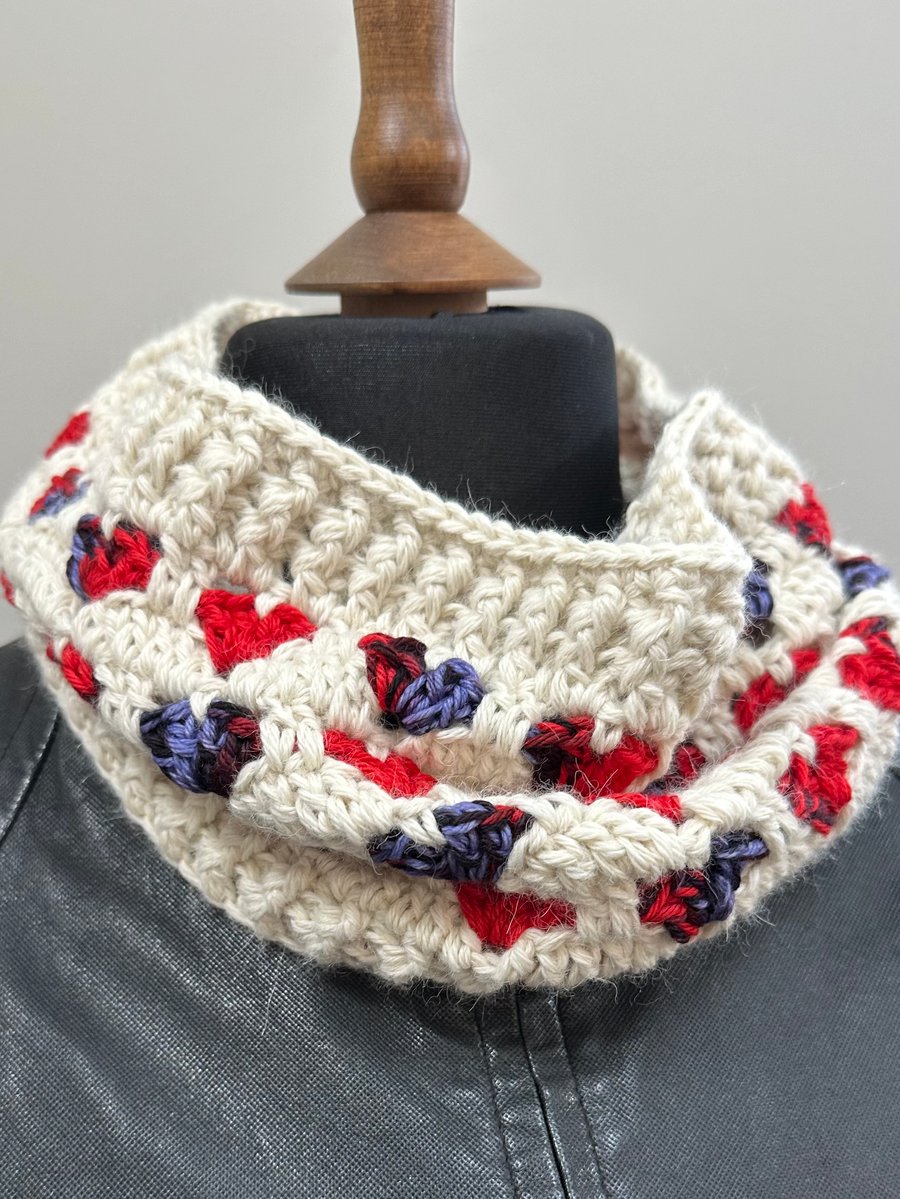 Red Heart Alpaca Cowl