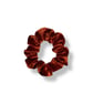 Burnt Orange Velvet Scrunchie - Large - Image 2